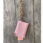 Juicy Couture | Pink Embossed Logo Wallet w/ Gold Chain Charm Photo 4