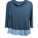 Anthropologie Angel Of The North Evi Black Gray Sweater Cashmere Wool Cotton S Photo 0