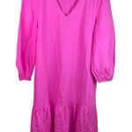 Lilly Pulitzer Laylee Bubble Gum Pink Womens Midi Tiered Dress Size Medium NEW Photo 0