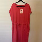 32 Degrees Heat 32 Degrees Women's V-neck Dress,garnet rose, xxl Photo 0