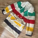 Pendleton  x HUDSON'S BAY | Vintage Wool Coat Jacket Red Yellow Navy Green | XL Photo 0