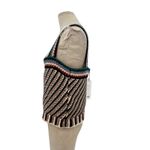 Veronica Beard Livina Striped Cotton Tank Top Crochet Knit Multicolor Size XL Photo 6