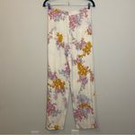 Molly green  Split Thigh Flowy Boho Watercolor Floral Pants Size Small Photo 3