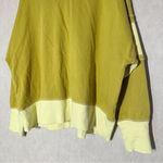 Daily Practice by Anthropologie Boxy Pullover Sweatshirt Longsleeve Chartreuse L Yellow Size L Photo 4