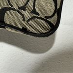 Coach  Signature Crossbody Bag Canvas Gray/Black  Authentic 6016 Photo 7