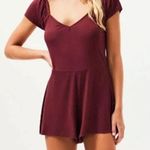 PacSun LA Hearts Short
Sleeve Knit Ribbed Romper
XS Burgundy Maroon Red NWT Photo 2