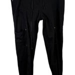 Eileen Fisher  Black Linen Blend Cargo Pants Utility Lagenlook Y2K Womens 10 Photo 0