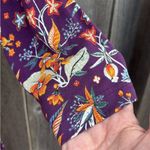 Anthropologie EUC  Maeve Beloved Dress Purple Floral Size Medium Retail $148.00 Photo 5