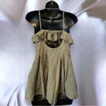 Forever 21 olive green romper dress juniors medium Photo 4