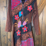 RISING INTERNATIONAL NEPAL HOODIE LONG JACKET Brown Size M Photo 0