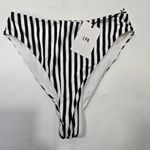 LPA  Baby Doll Bottom in Black and White Stripe Photo 2