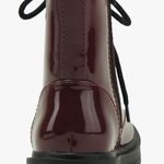 Soda Lace Up Vegan Leather Combat Boot Photo 4