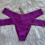 SKIMS Swim Knit Strappy Bikini Bottom Lollipop Size 3X Photo 0