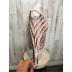 Anthropologie Postmark Malu Striped Sweater medium Multi color space dye Photo 9