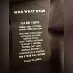 Who What Wear  black thick strap eyelet tank top NWOT Photo 6