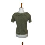 Veronica Beard Light Army Dubois Tee Green Size XS Photo 3