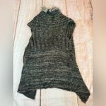 JACK  Asymmetrical Knit Faux Fur Trim Sweater Jacket Vest Size Small Y2K Photo 3