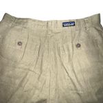 Patagonia Vintage  100% Hemp Woven Shorts Womens Size 10 Tan 4" Outdoors Hiking Photo 12