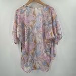 3RD + MALT x Boutique Kimono Size Small Blouse Cardigan Sheer Light Pastel NWT Pink Size M Photo 1