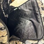 Vera Bradley  Quilted Floral Backpack Black White Beige Adjustable Straps Photo 5