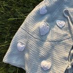 Cider HEART KNIT HALTER CROP CAMI TOP Photo 5