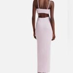 FORE Lilac Cutout Sleeveless Ribbed Knit Maxi Dress XS Bodycon Summer Purple Photo 6