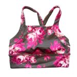 Free People NWOT  Movement Floral Racer Back Sports Bra XS Pink Green Photo 0