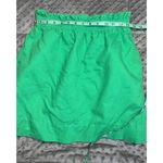 J. Crew linen cotton city skirt size 4 green clover mini linen blend Photo 4