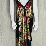 Cocoa blue Silky long sleeveless beach kimono asymmetrical handkerchief dress m Red Size M Photo 8