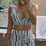 Lottie Moss Striped Two Piece Set Photo 0