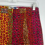 NWT Ohema Ohene Dee Print Clash High Waisted Trousers Colorful Animal Size US 4 Pink Photo 5