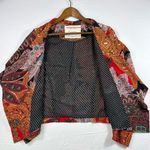 Anthropologie  Cartonnier Filipina Paisley Medallion Open Draped Blazer Jacket Photo 9
