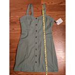 Japna NWT  100% Cotton Denim Sz S Button Front Mini Dress Preppy Peasant Coquette Photo 1