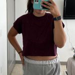 H&M DIVIDED maroon crop top Photo 1