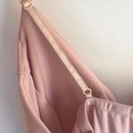 Mystic Blush Pink Sexy Wrap Mini Dress Photo 6