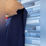 Vivienne Tam Navy Dress with Drawstring Blue medium Photo 4