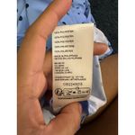 Anthropologie Maeve Cap Sleeve Button Front Romper Size large Blue Photo 8