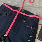 Black Orchid NWT  Bardot straight fray grommets raw edge jeans sz 25 Photo 7