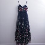 Mac Duggal Floral Embroidered A-Line Jeweled Floral Maxi Gown Photo 9