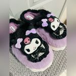 Sanrio New  KUROMI size 7 BLACK PURPLE COLOR SO SOFT Photo 2