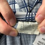 Vintage 1970s Blue & White Plaid Leisure Polyester Suit Size 12 Photo 7