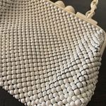 Whiting & Davis VTG 40s 50s Alumesh Cream Clutch Purse Handbag With Chain Strap Photo 9