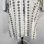 US Expedition Sunflower Print Button Down Shirt Gold Photo 3
