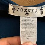 Agenda Maternity Shirt Size Medium Green Photo 3