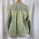 Free People  Small Hillside Chambray Denim Bibbed Pintuck Button-up Blouse Cabin Photo 1