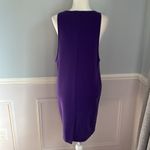 American Vintage Michele Petite Jumper Deep V-Neck Purple Mini Dress Mod Vintage Size 8 Photo 7