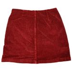 Others Follow Women’s  red corduroy mini skirt Photo 4