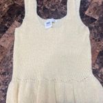 Blu Pepper Adorable Delicate  Juniors XL Yellow Tank Top Photo 0