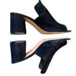 Vince Black Tanay Suede Leather Slide Mule Block Heel size 9 Photo 7