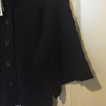 Forever 21  Black Cable-Knit Button Front Sweater Size M NEW Photo 5